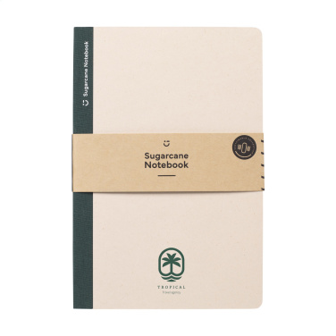 Logo trade promotional gift photo of: Sugarcane Paper Notebook A5