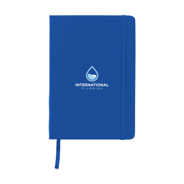 Logo trade advertising products image of: BudgetNote A5 Blanc Paper notebook