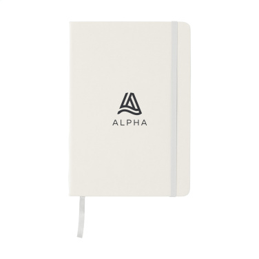 Logo trade promotional giveaway photo of: BudgetNote A5 Blanc Paper notebook