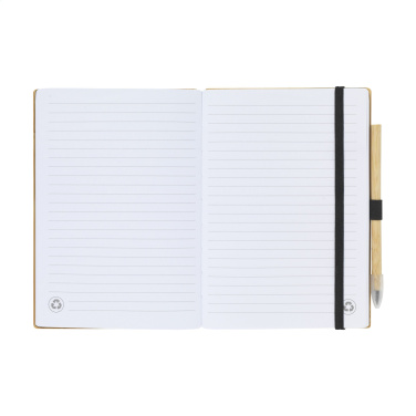Logotrade promotional gifts photo of: BambooPlus Paper Notebook A5 - Inkless Pen