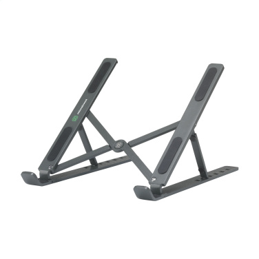 Logo trade promotional gifts image of: Standby GRS Recycled Alu Laptop Stand
