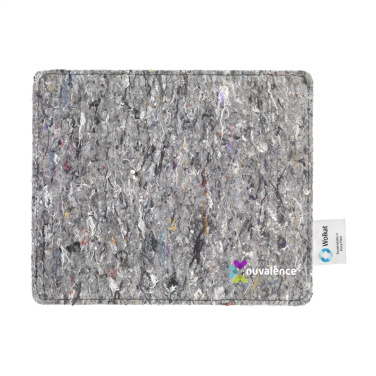 Logo trade promotional products image of: Wolkat Tangier Recycled Textile Mousepad