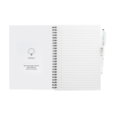 Logo trade promotional items image of: MOYU Erasable Stone Paper Notebook Custom SoftCover