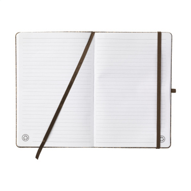 Logo trade corporate gifts image of: CoffeeGround Cork Paper Notebook A5
