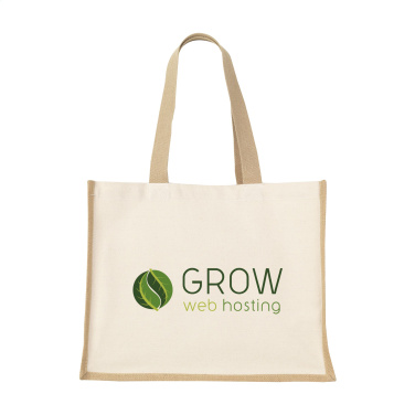Logotrade advertising product image of: Jute Canvas Shopper (320 g/m²) bag