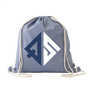 Logo trade advertising product photo of: GRS Recycled Cotton PromoBag (180 g/m²) backpack