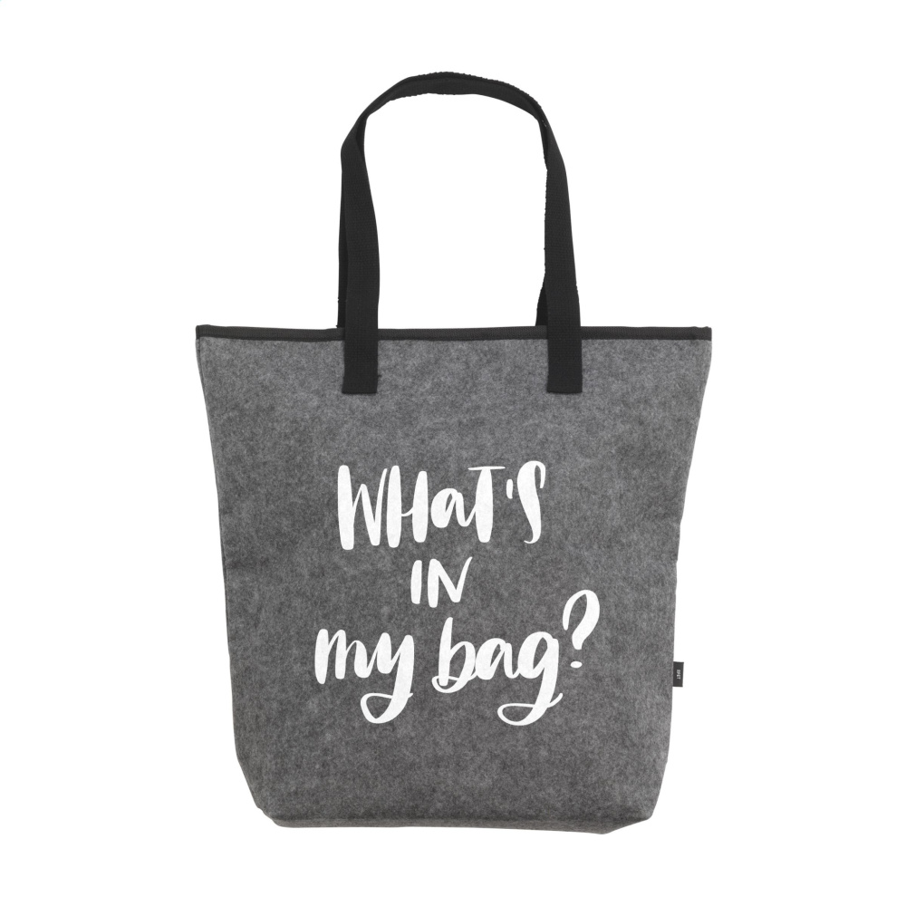 Logo trade advertising products picture of: Feltro GRS RPET Cooler bag