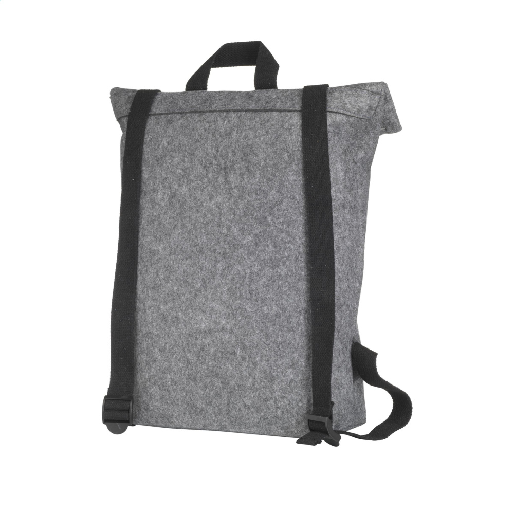 Logo trade promotional products image of: Nolan GRS RPET Felt backpack