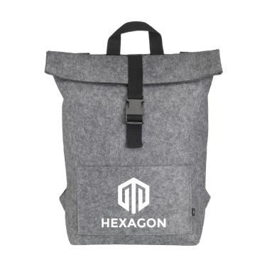 Logo trade promotional items picture of: Nolan GRS RPET Felt backpack