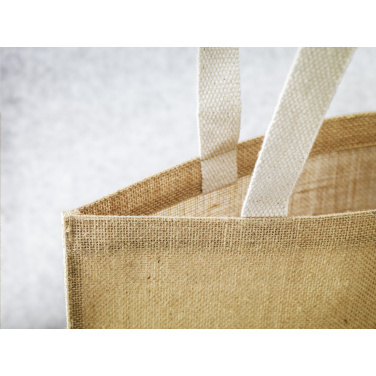 Logo trade advertising products picture of: Madrid Jute Shopper bag