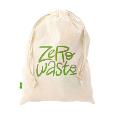 Logotrade business gift image of: Natura Organic GOTS Mesh Bag (120 g/m²) fruit bag