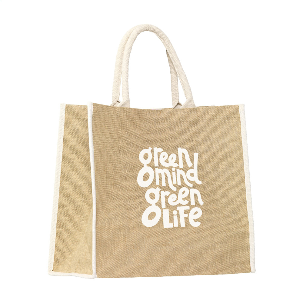 Logo trade advertising products picture of: Gerona Jute Shopper bag