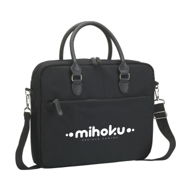 Logo trade promotional items image of: Denver Recycled Canvas 15.6-inch laptop bag