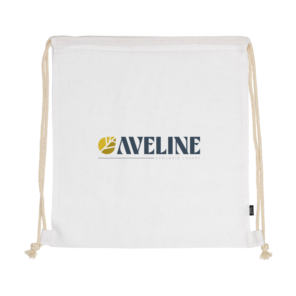 Logo trade promotional product photo of: PromoColour GRS Recycled Cotton Backpack (150 g/m²)