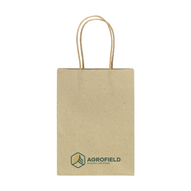Logotrade promotional merchandise image of: Leaf It Bag recycled grass paper (120 g/m²) S