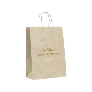 Logo trade promotional merchandise image of: Leaf It Bag Wide recycled grass paper (90 g/m²) M