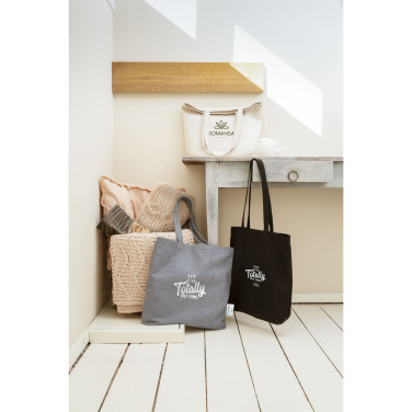 Logo trade promotional gifts image of: Wolkat Rabat Recycled Textile Shopper