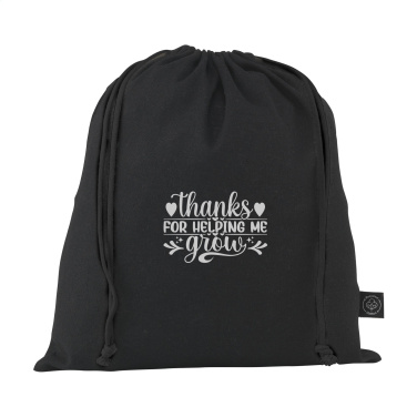 Logotrade promotional product image of: Gift Pouch GRS Recycled Cotton (150 g/m²) M