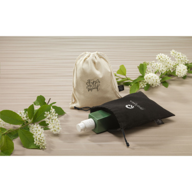 Logo trade advertising products image of: Gift Pouch GRS Recycled Cotton (150 g/m²) S