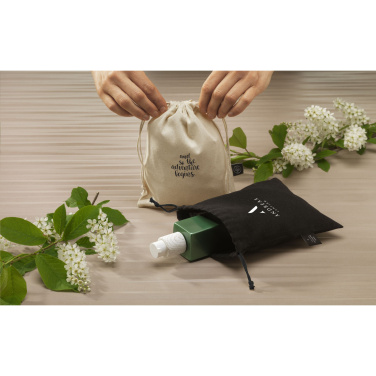 Logo trade promotional giveaway photo of: Gift Pouch GRS Recycled Cotton (150 g/m²) S
