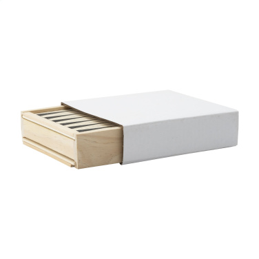 Logo trade promotional giveaways image of: WoodGame 5-in-1 game set