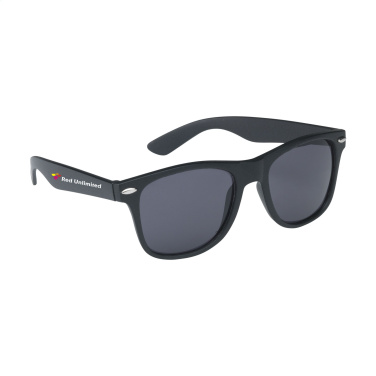 Logo trade promotional product photo of: Malibu Matt Black sunglasses