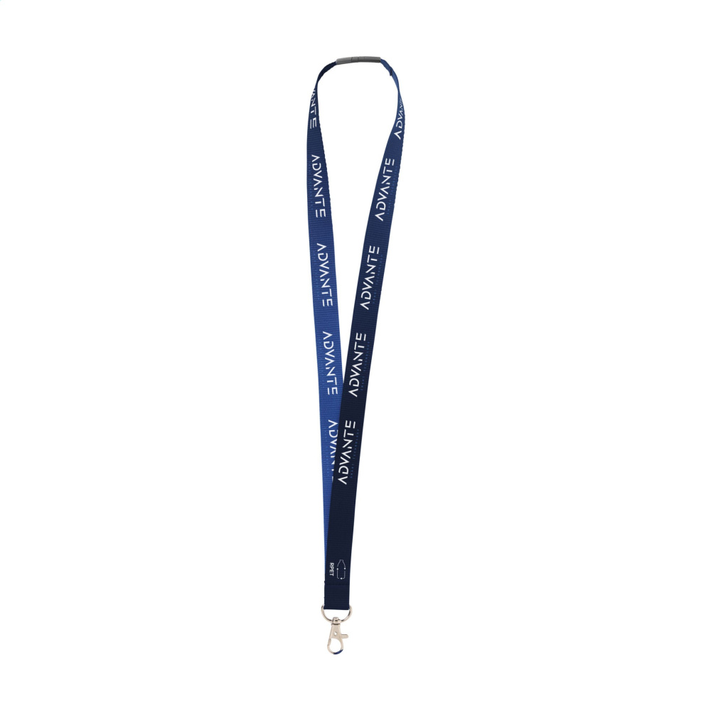 Logo trade promotional gifts image of: Lanyard Sublimation Safety RPET 2 cm lanyard