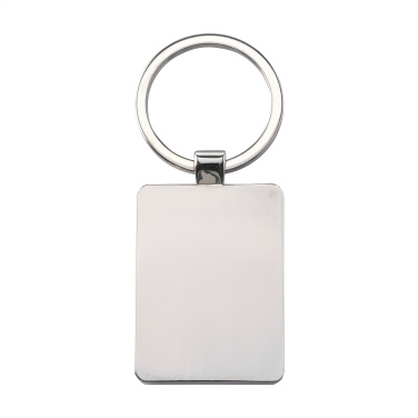 Logo trade promotional items picture of: Bamboo Key Rectangle keyring