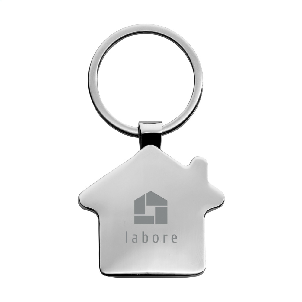Logo trade advertising products image of: Casa bamboo keyring