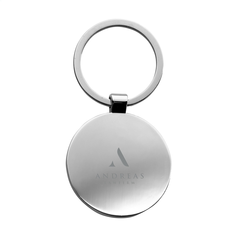 Logotrade advertising product picture of: Bamboo Key Circle keyring