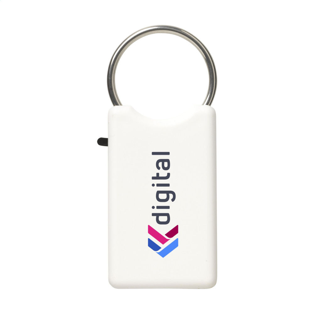 Logotrade promotional product image of: Safe GRS Recycled Key Ring