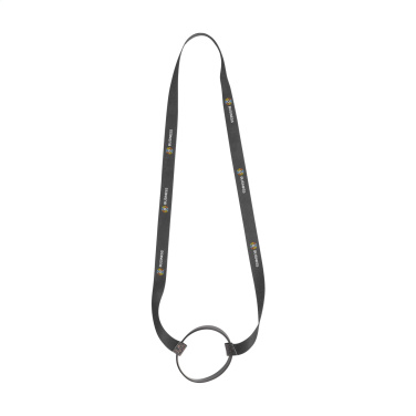 Logotrade promotional products photo of: Lanyard Sublimation RPET 1.5 cm with Cup holder