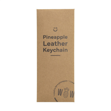 Logotrade promotional item image of: Vegan Pineapple Leather Keyring
