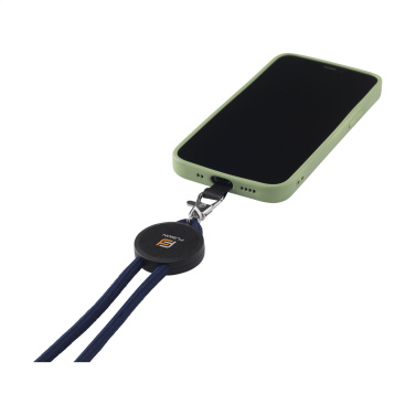 Logo trade promotional merchandise image of: Lace Lanyard GRS RPET 5 mm keycord