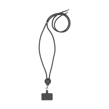 Logo trade promotional giveaway photo of: Lace Lanyard GRS RPET 5 mm keycord