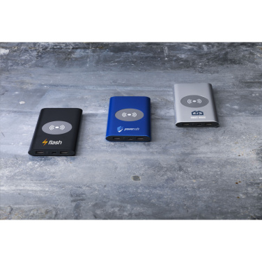 Logotrade promotional giveaways photo of: Aluminium 8000 Wireless Powerbank wireless charger