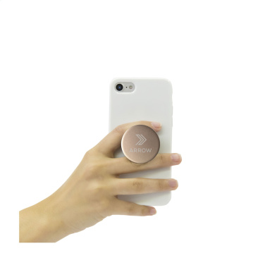 Logo trade advertising products picture of: PopSockets® Aluminium telephone holder