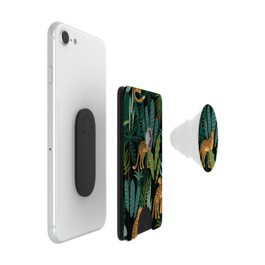 Logo trade corporate gifts picture of: PopSockets® PopWallet+ card holder with PopGrip
