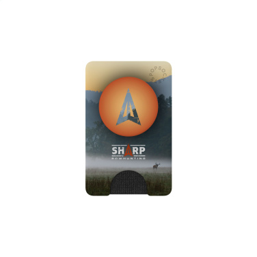 Logo trade promotional gifts image of: PopSockets® PopWallet+ card holder with PopGrip