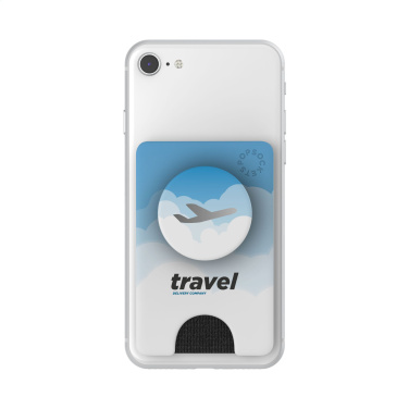 Logo trade promotional giveaways picture of: PopSockets® PopWallet+ card holder with PopGrip
