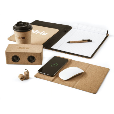 Logotrade promotional giveaway picture of: Cork Wireless Charging Mousepad