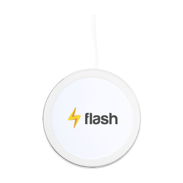 Logo trade promotional merchandise image of: Force MagSafe 10W Recycled Wireless Charger