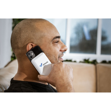 Logotrade promotional product image of: Force Magnetic RCS Recycled Wireless Powerbank 5000