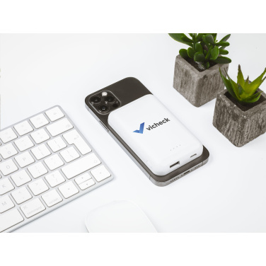 Logo trade promotional product photo of: Force Magnetic RCS Recycled Wireless Powerbank 5000