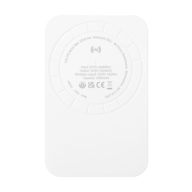 Logotrade promotional giveaway image of: Force Magnetic RCS Recycled Wireless Powerbank 5000
