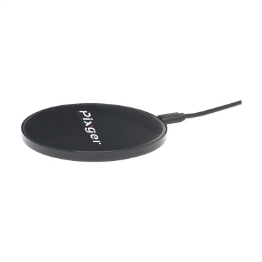 Logo trade promotional merchandise photo of: Coil RCS Recycled Wireless Charger