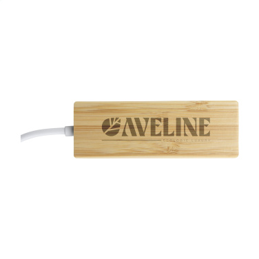 Logotrade promotional products photo of: Bamboo USB Hub