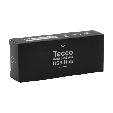 Logotrade promotional product image of: Tecco GRS Recycled Alu USB Hub