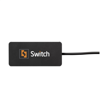 Logo trade promotional merchandise image of: Tecco GRS Recycled Alu USB Hub