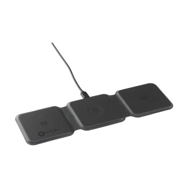 Logo trade advertising products picture of: TriCharge RCS  Recycled PU Wireless Charger